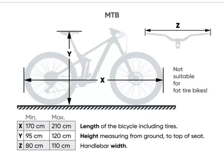 Pokrowiec rowerowy do transportu Górski MTB VELOSOCK SHARD Standard
