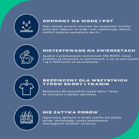 ASS MAGIC Anti Chafe Balm Snap Sachet Samples - 5ml