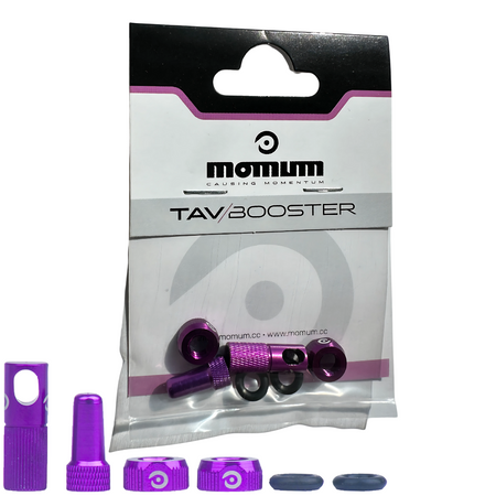 Momum Tav Booster 6 pieces spare parts kit Zestaw nakrętek do wentyli presta
