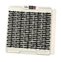 Momum Box 100 szt. (50 set.) TAV Valves Aluminium 44mm Round Base Black