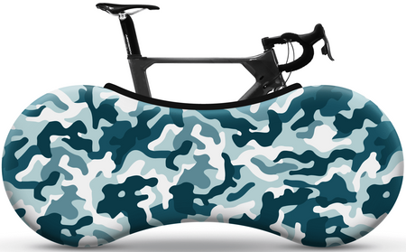 Pokrowiec Na Rower Model Camo Light Blue