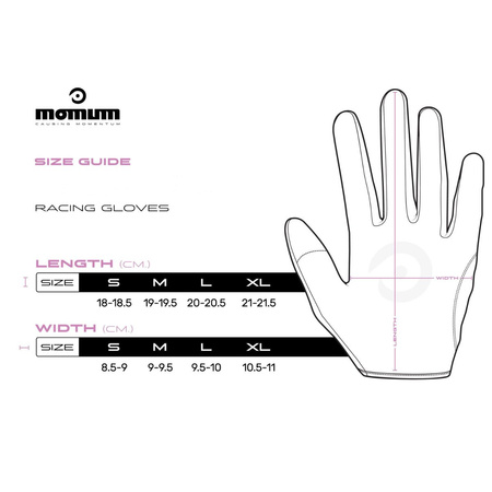 Momum Derma Racing Black/Pink M