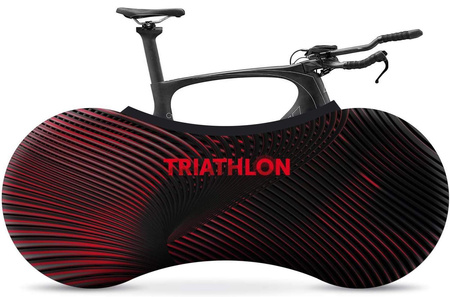 Pokrowiec rowerowy na koła model Neon Red Triathlon