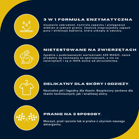 ASS MAGIC 3 in 1 Enzyme Based Kit Wash - 1000ml