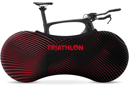 Pokrowiec rowerowy na koła model Neon Red Triathlon