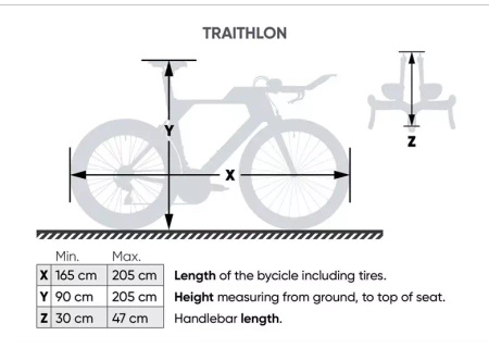 Pokrowiec rowerowy do transportu TRIATHLONOWY VELOSOCK ENDURANCE