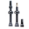 Momum (Set. 2) TAV Valves Aluminium 44mm Round Base Black